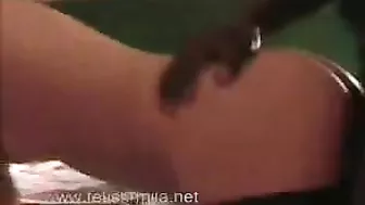 Blonde MILF Gets Gangbanged by Two Black Men in Homemade Threesome