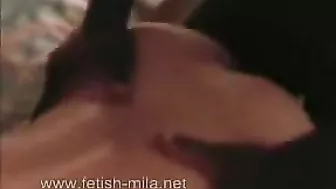 Blonde MILF Gets Gangbanged by Two Black Men in Homemade Threesome