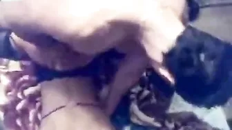 College Blondes' Gangbang Threesome with Cum in Mouth and Stockings