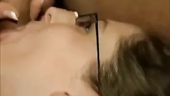 German MILF Wife Amateur Homemade Orgy with Big Tits and Glasses