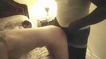 Interracial College Gangbang Amateur Threesome with Big Cocks