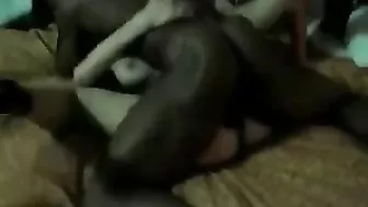 Wild Interracial Orgy with Amateur MILFs and Swingers