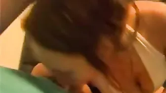 College Cuties' Wild Threesome with Cum in Mouth