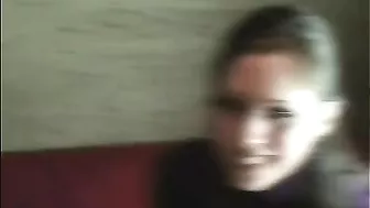 College Teens' Wild Threesome with Russian Amateur in Bar