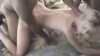 Interracial MILF Wife Gets Creamed in Amateur Homemade Group Sex with BBC and Big Cocks