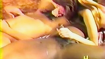 Homemade Amateur Threesome Anal Double Penetration Gangbang with Hairy Wife