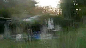 Redhead Amateur Threesome Cumming in Mouth & Gangbang on Lake