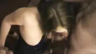 Wife Wild Gangbang with Multiple Men & Cumshots - Homemade Amateur Swinger MILF Porn