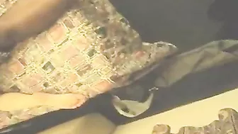 Interracial Gangbang with Skinny Petite Slut and Black Dicks