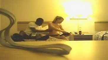 Interracial Gangbang with Skinny Petite Slut and Black Dicks