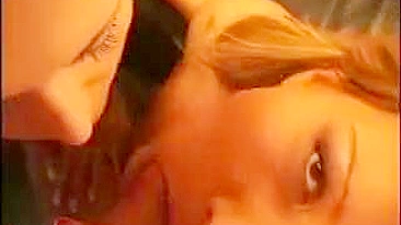 Amateur Lesbian Threesome with Big Cocks and Dicks