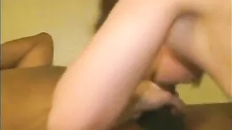 Interracial Gangbang with Petite Skinny Cutie and Big BBC