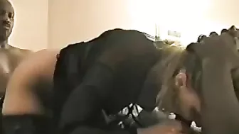 Interracial Wife Double Filled with BBC in Amateur Homemade Threesome Interracial Wife Double Filled with BBC in Amateur Homemade Threesome