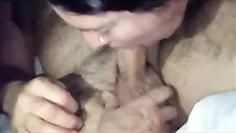 MILF Wife Bisexual Group Sex with Friend and Hubby