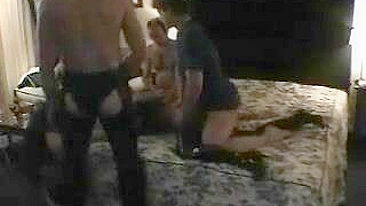 MILF Homemade Orgy with Cuckold Hubby and Swingers