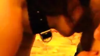 MILF Blindfolded Spitroast with Cuckold Hubby & Swingers