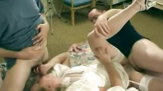 MILF Cathy Wedding Reception Swinger Gangbang with Creampies and Amateur Threesomes