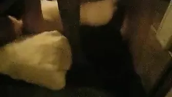 Interracial Threesome with Black MILF & Cuckold Hubby