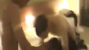 Amateur MILF Fucked in France with Two, Doggy Style and Spitroast