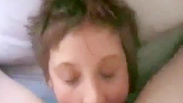 Amateur Swinger Threesome with Bisexual Lesbian Cumshot Facials