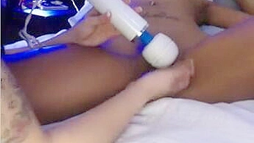 Asian College Lesbian Threesome with Cum Swallowed