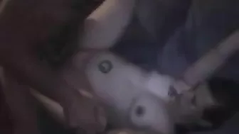 Chubby MILF Homemade Threesome Gangbang