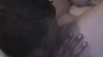 Chubby MILF Homemade Threesome Gangbang