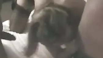 MILF Wife Wild Threesome with BBC and Cuckold Hubby