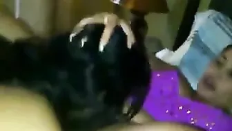 Amateur Latina Threesome - College Teens' Homemade Lesbian Group sex