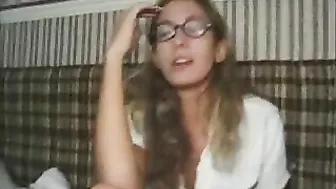 Blonde Beauty Wild Threesome with Double Penetration and Cum in Mouth