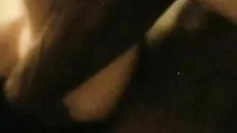 Black Interracial Swinger MILF Gets Double Creamed in Homemade Threesome Gangbang