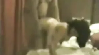 Amateur French Threesome in Pantyhose and Stockings