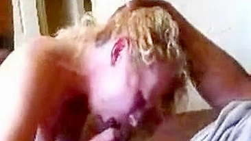 Interracial MILF Gangbang with Two Black Cocks