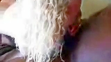 Interracial MILF Gangbang with Two Black Cocks