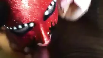 Redhead MILF Swinger Wife Double Blow with Amateur BJ and Cuckold Hubby