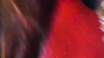 Redhead MILF Swinger Wife Double Blow with Amateur BJ and Cuckold Hubby