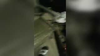 Amateur Ebony Gangbang Threesome - Homemade Black Spitroast