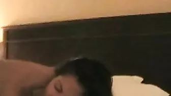 Small Tits Brunette Amateur Threesome Gangbang