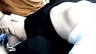 Homemade Car Gangbang with Amateur Threesome and Group Sex