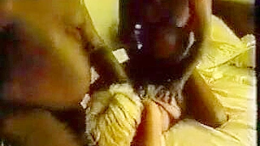 Interracial MILF Wife Gets Double Dicked in Amateur Homemade Threesome with BBC and Cream Pie