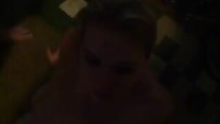 Amateur Threesome Double Facial with Cumshot and Blowjob