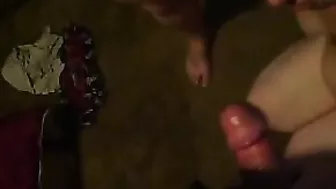 Amateur Threesome Double Facial with Cumshot and Blowjob