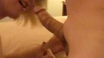 Amateur Blonde Chubby with Big Tits Gets Gangbanged by 8 Guys in Homemade Orgy