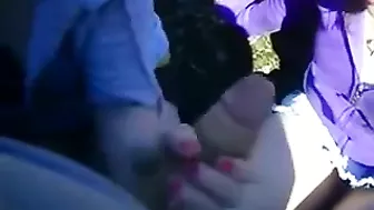 College Teens' Amateur Threesome with Big Cocks and Blowjobs