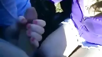 College Teens' Amateur Threesome with Big Cocks and Blowjobs