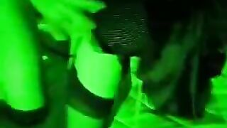 Brunette Threesome Gangbang - Amateur Group Sex Homemade Video