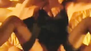 Brunette Threesome Gangbang - Amateur Group Sex Homemade Video