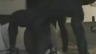 Interracial Gangbang Threesome with Asian Party Girl Spitroasted by Blacks