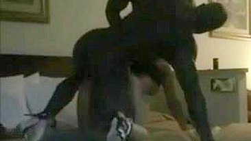 Interracial Gangbang Threesome with Asian Party Girl Spitroasted by Blacks