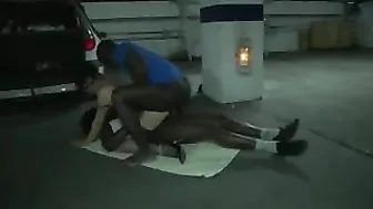 French MILF Lise Amateur Threesome with 2 BBC Cocks